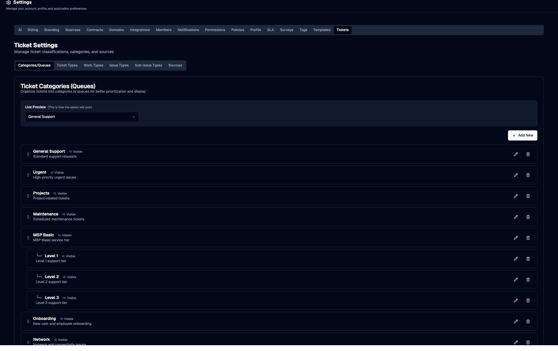 Categories & Tags in Core