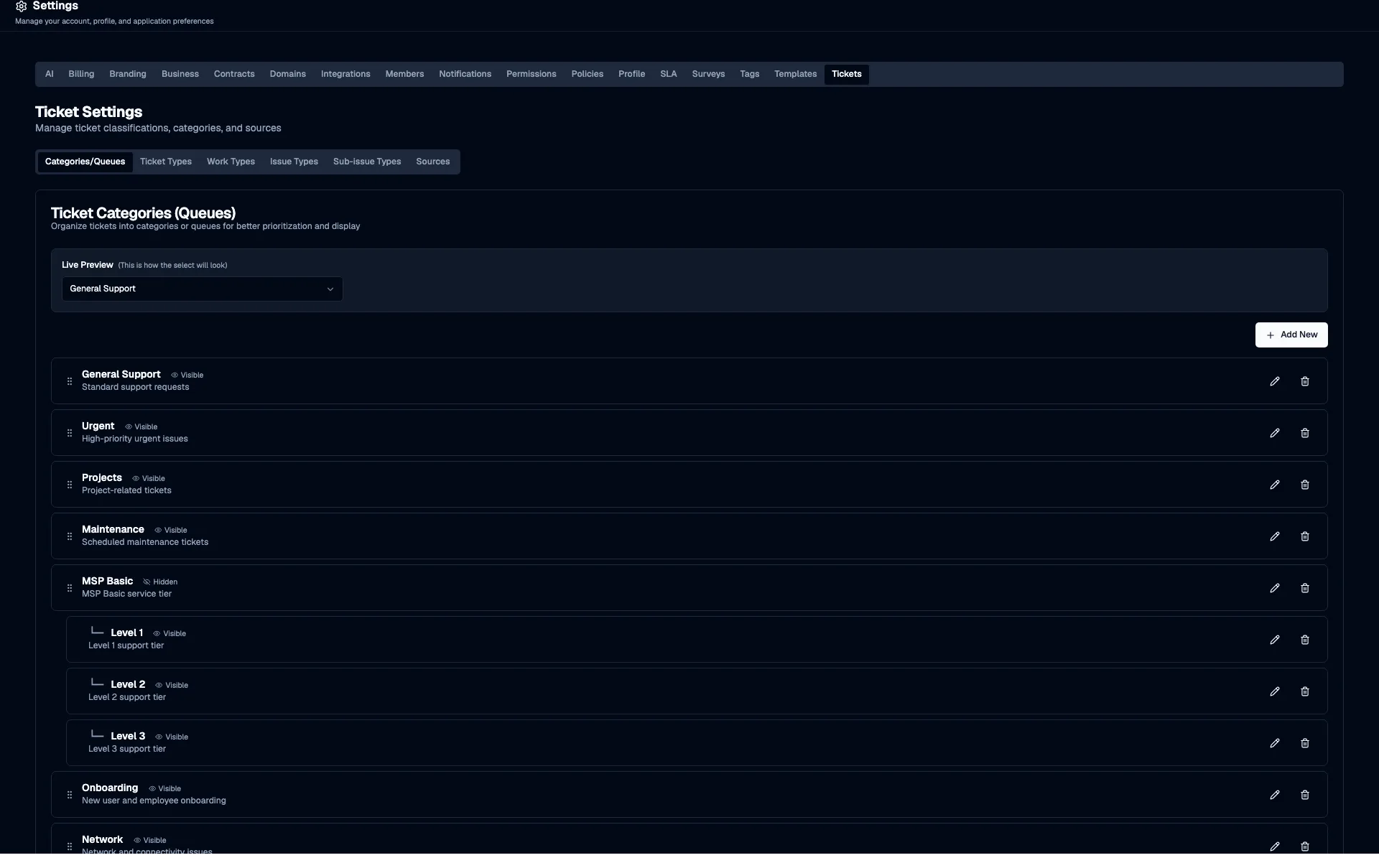 Categories & Tags in Core