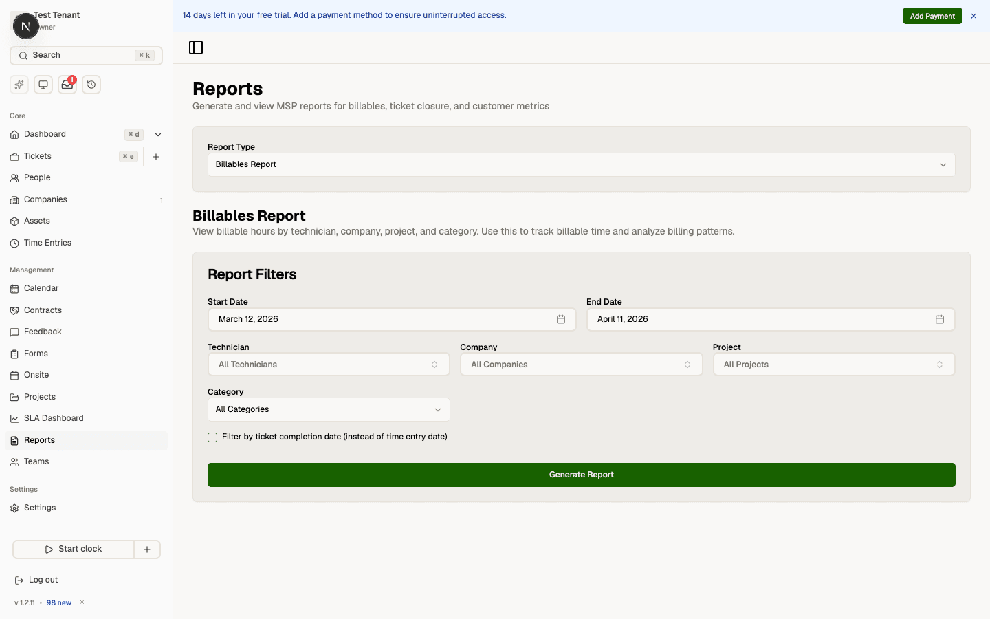 Business Intelligence in Core